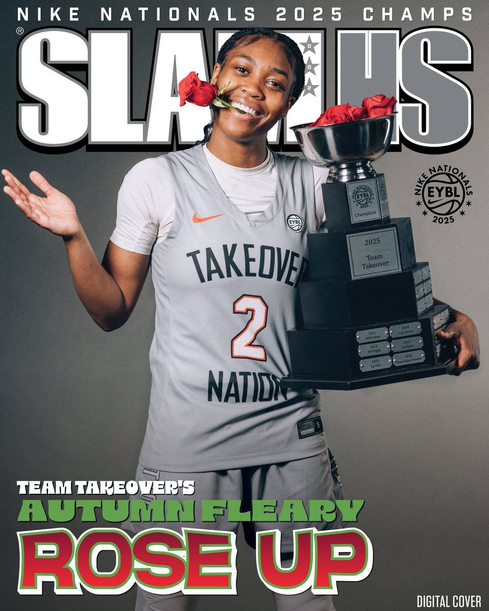 Roses bloom in Autumn 🌹

Autumn Fleary has etched her name in EYBL history as the 2025 Nike Nationals Champion AND as the first high school girls hooper to get a SLAM HS digital cover.

🏆slam.ly/autumn-story