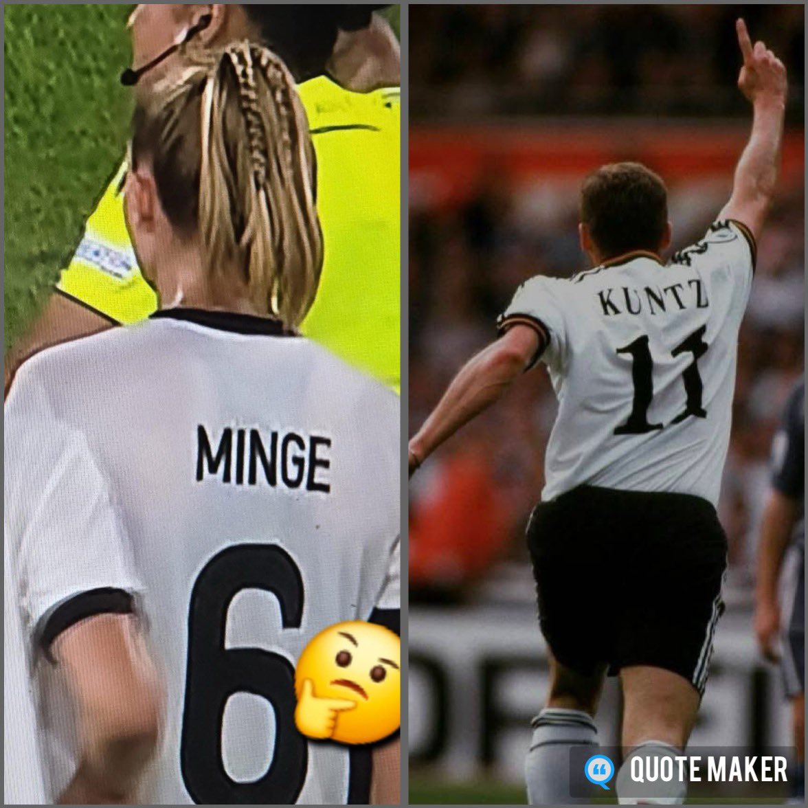 AureliAngel's tweet image. German football never disappoints with names… Best since Euro ‘96 Kuntz, hands down. 🤝😂

#Germany #FootballHumour #Euro96 #Bundesliga #XUK #NameGame
