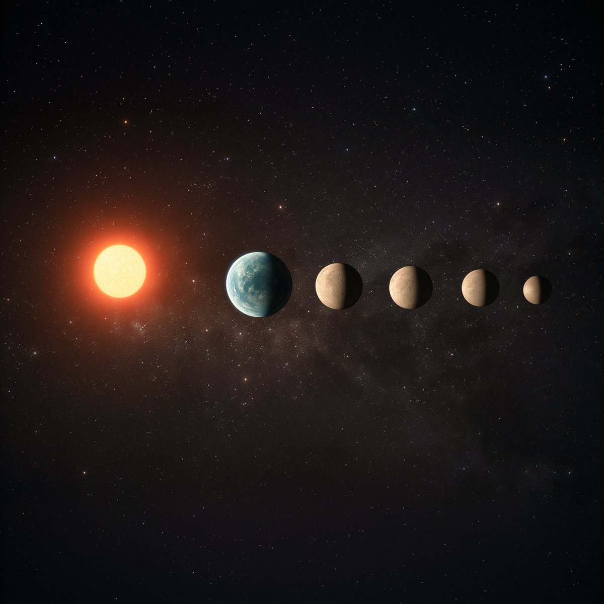 NEWS🚨: Astronomers Find five Planets Around a small star, including a Super-Earth in the habitable zone.