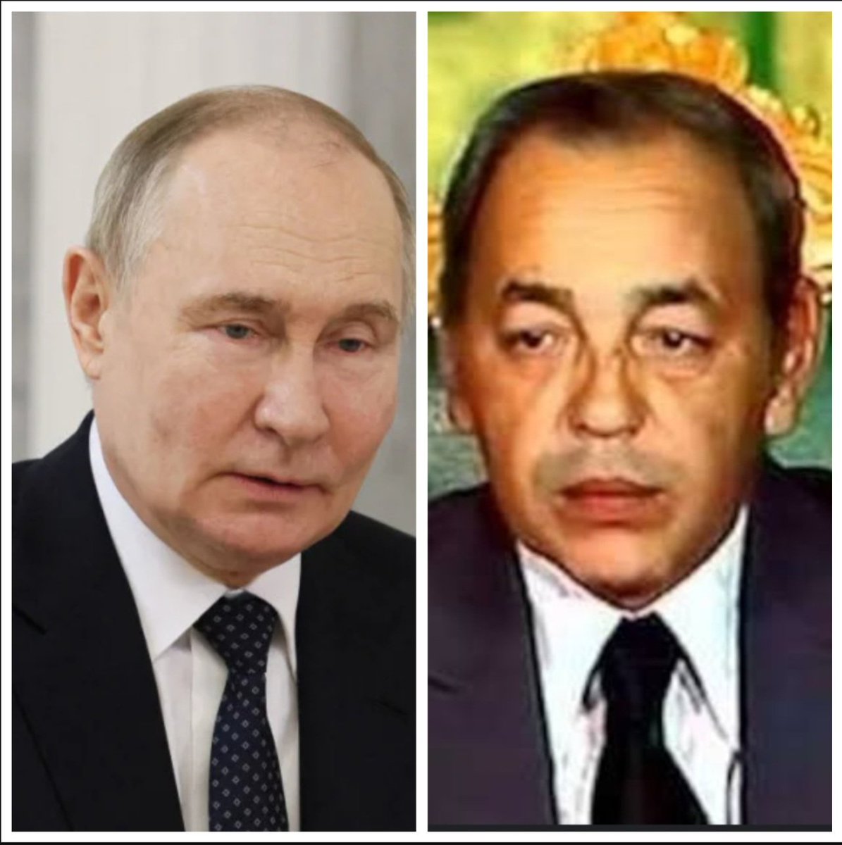 #RDC Citat° cruelles, combien instructives👇🏾 
1. Poutine : Pardonner aux terroristes, c'estle rôle de dieu. Les envoyer auprès de lui, c'est mon affaire.
2. Hassan II : Si tu vois ton ami avec ton ennemi, sache que les 2 sont tes ennemis, l'un secrètement et l'autre publiquement.