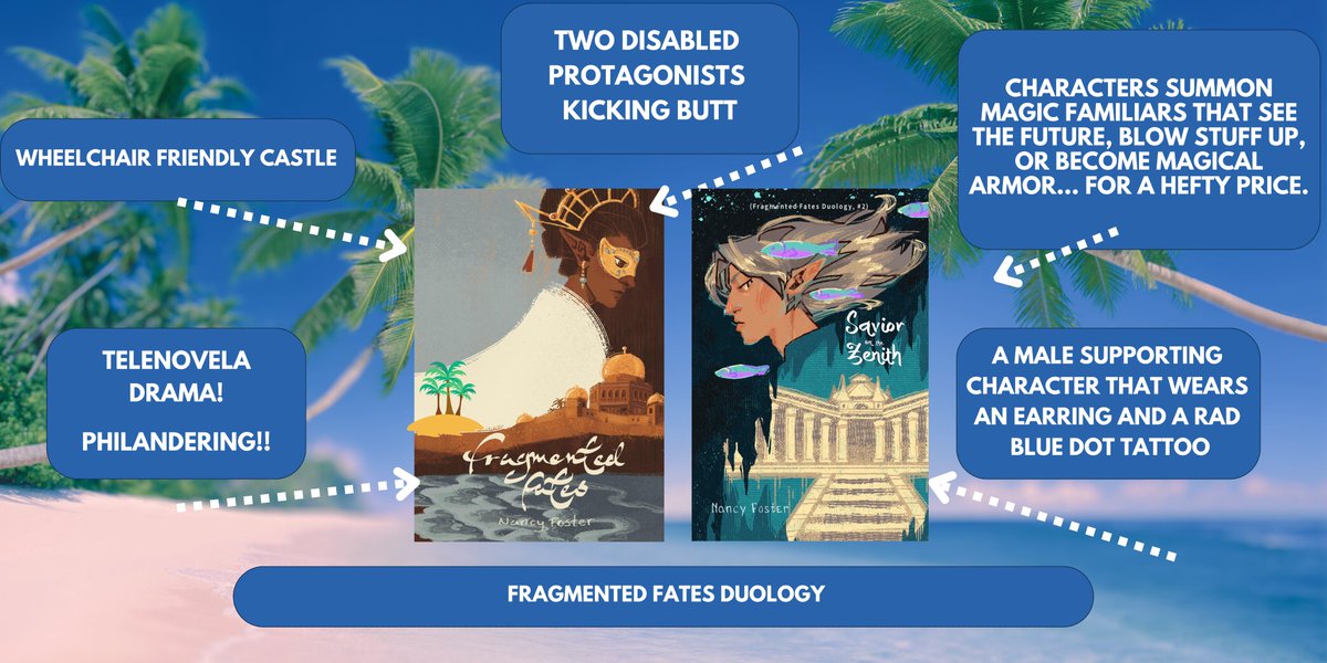 Nancy Foster 💉🇲🇽 (@drafoxter) on Twitter photo Thank you Alex!
I have continued being so busy finishing my Worldcon cosplay that I have left writing to the side. However, July is disability month and it is a good time to mention by prequel duology Fragmented Fates has two disabled protagonists.
<a href="/Kiraofthewind1/">Kira of the Wind (Erika McCorkle)</a> <a href="/Lyons_Pen/">E.L. Lyons, Dark Epic Fantasy Author ✝️</a> Thank you Alex!
I have continued being so busy finishing my Worldcon cosplay that I have left writing to the side. However, July is disability month and it is a good time to mention by prequel duology Fragmented Fates has two disabled protagonists.
<a href="/Kiraofthewind1/">Kira of the Wind (Erika McCorkle)</a> <a href="/Lyons_Pen/">E.L. Lyons, Dark Epic Fantasy Author ✝️</a>