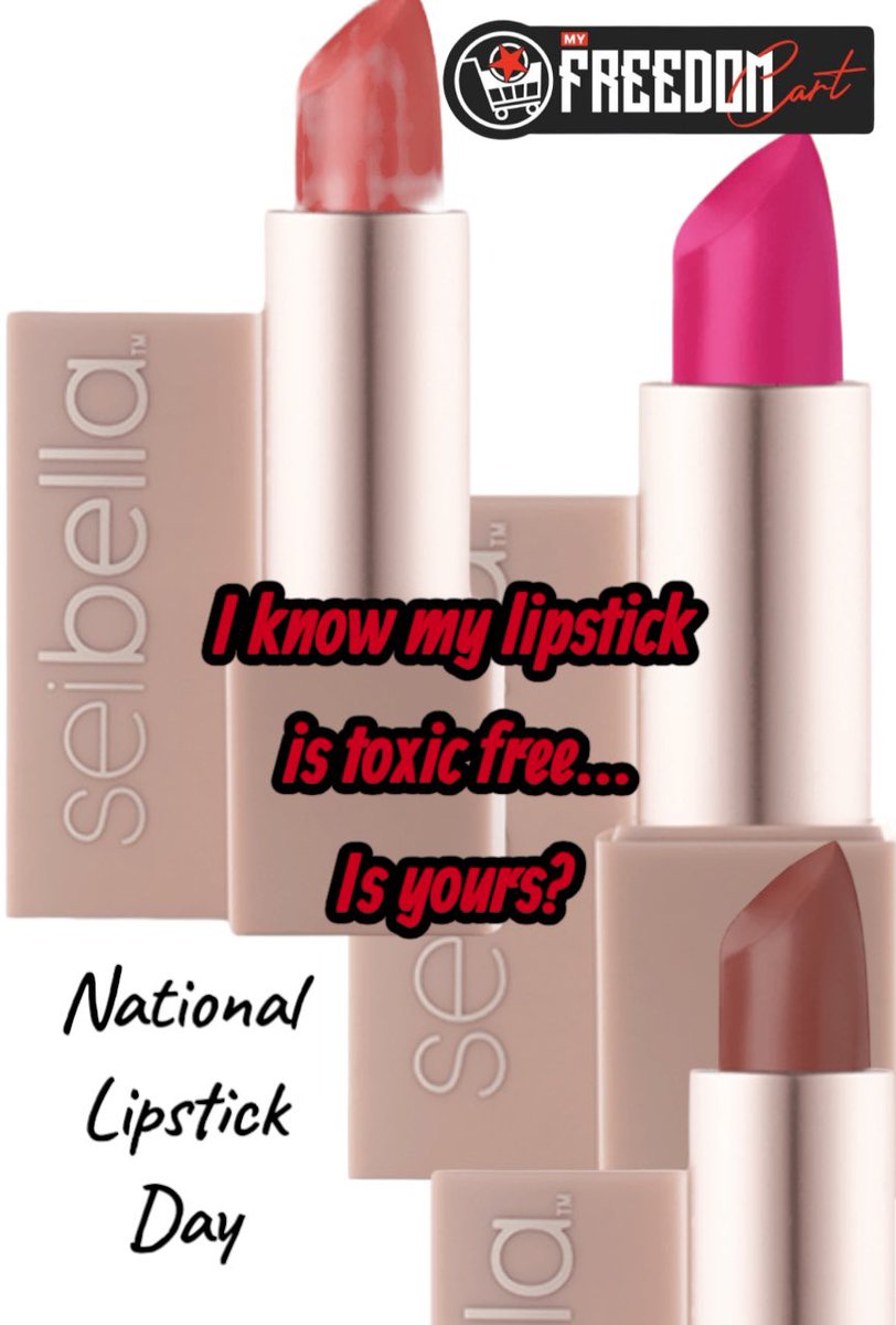 GroszCindy's tweet image. #nationallipstickday #makeuptips #toxicfree #Americanmade