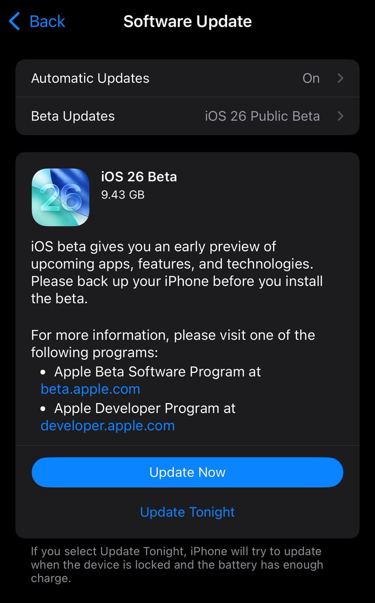 RandomNoobs_'s tweet photo. iOS 26 public beta is out, for those who want Liquid Ass. https://t.co/GuoMkRBHHW