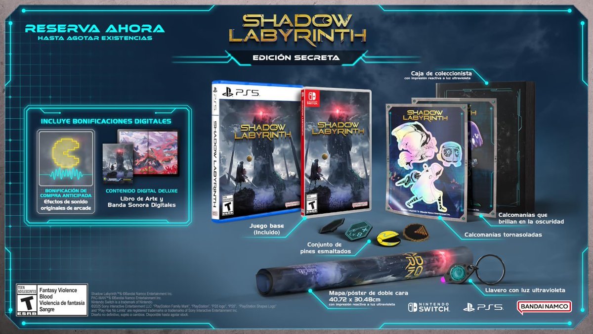 NINtheorist's tweet image. 🏷️ #Oferta | Shadow Labyrinth Secret Edition para Nintendo Switch a $1,349.00 MXN, en amazon: ⤵️
amzn.to/4f81bbH #ad