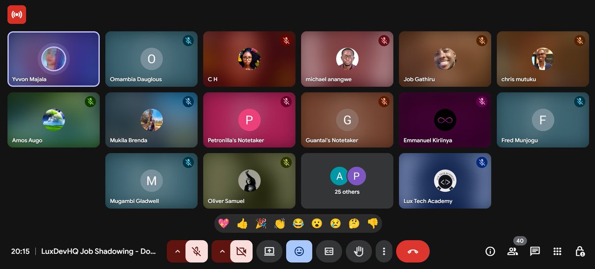 LuxDevHQ's tweet image. 🔴Happening Now!
LuxDevHQ Job Shadowing Session. Watch the livestream on YouTube:
youtube.com/live/3sW1lsQ2p…