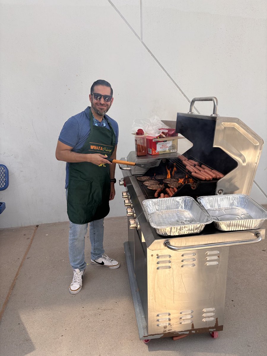 Thank you to our fearless leader for grilling for us! Welcome back everyone!