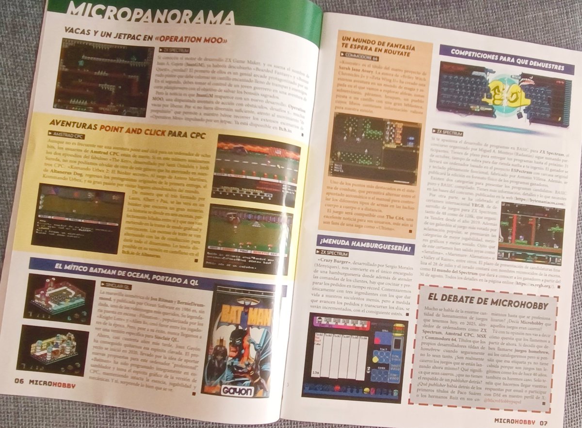 Bit_fans's tweet image. Esta tarde toca lectura de la nueva @MicroHobbyPapel. Esta tarde toca disfrutar como antes. Gracias a @jlsanzf y al resto del equipo 📖