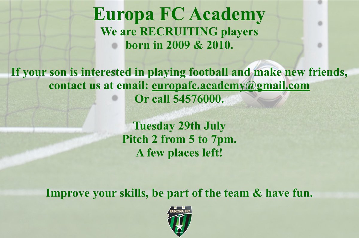 Europa FC Academy (@academy_europa) on Twitter photo 