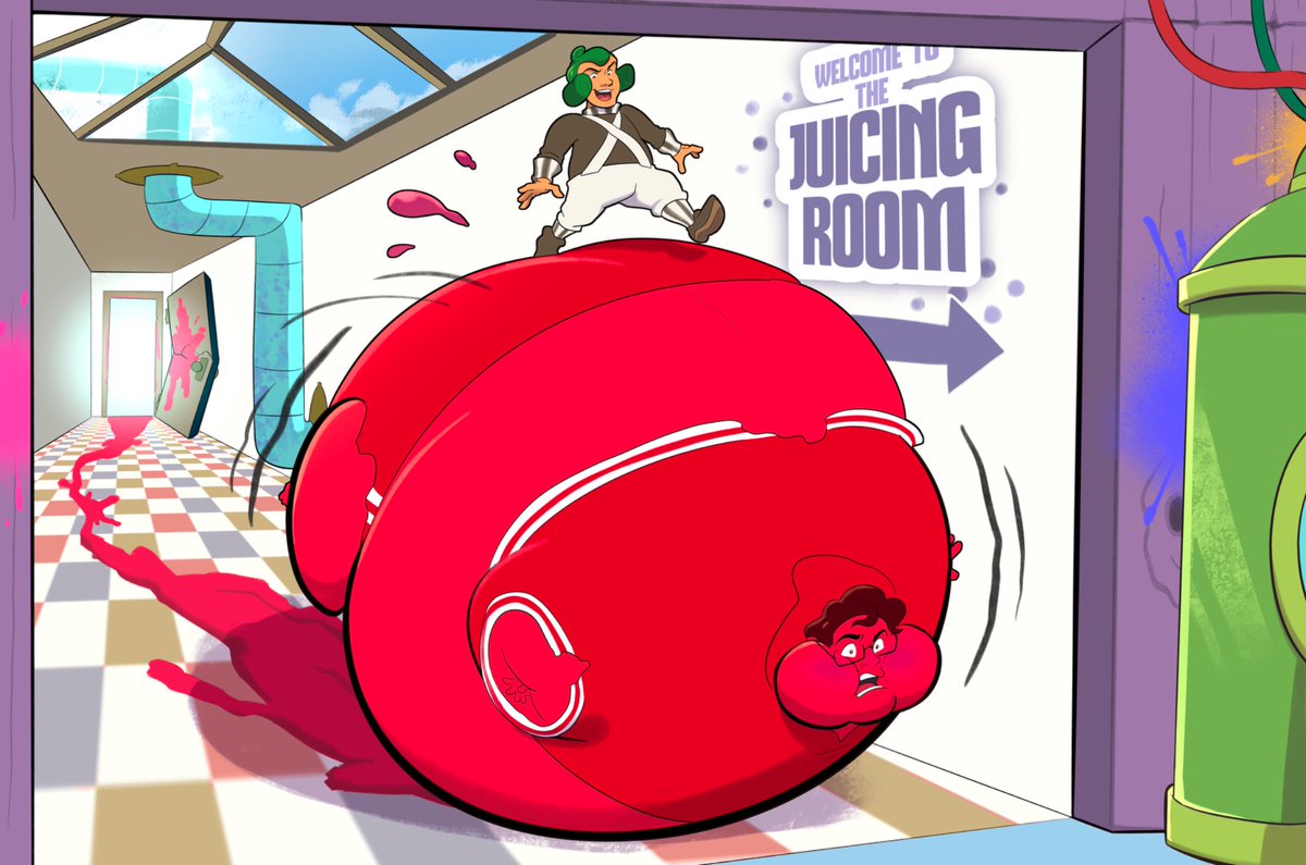 Ready to juice 🍒 A commission for zeudbeauregarde and cherryking03 on Insta