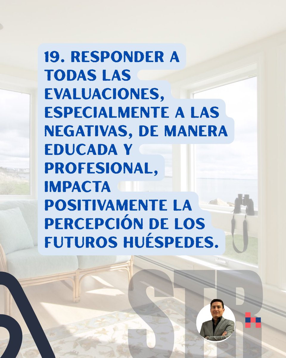 #Resumen 5 de 6 
El Algoritmo de #Airbnb prefiere alojamientos desde 4.8 * /5 

Otros 4 consejos que todo #PM o #Anfitrion de #STR debe saber. 
fuente: entrevista bnb + #Gemini