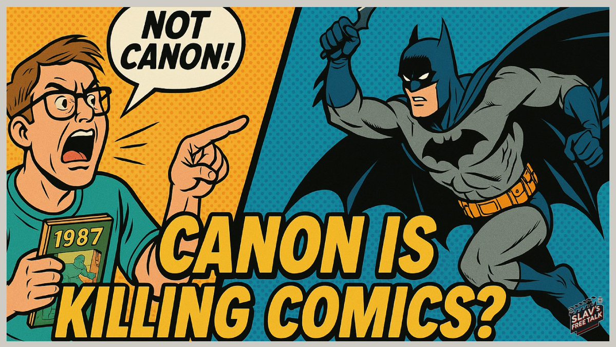 SlavsFreeTalk's tweet image. Let’s get this straight… when it comes to comic book canon, people need to seriously loosen the hell up.
👉👉slavsfreetalk.com/home-1/not-eve…