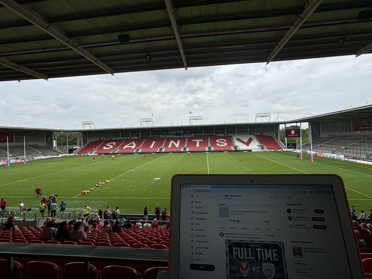 Loved doing another double game day at the weekend covering both Leigh Leopards reserves and women’s.
Game 1 - St Helens reserves 50-16 Leigh Leopards reserves
Game 2 - St Helens Women 80-0 Leigh Leopards Women