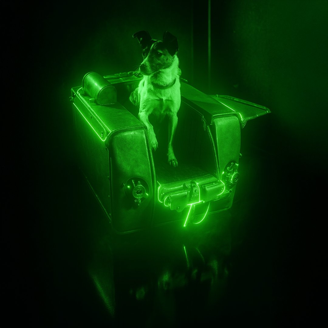 vyomgyan's tweet image. This historic image (Image 1) shows Laika, the first living being to orbit Earth, inside her space capsule. Laika was a Soviet space dog launched aboard Sputnik 2 on November 3, 1957.
Key facts about the image and mission:
Laika was a stray dog from the streets of Moscow.
The…