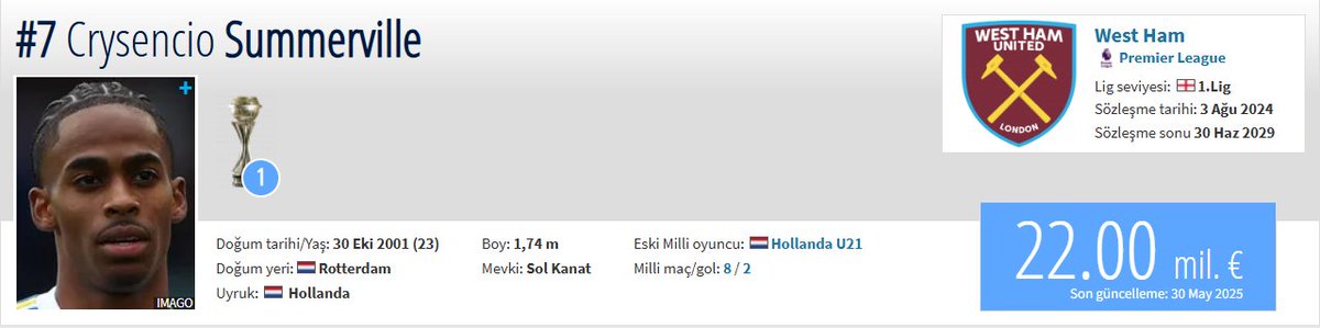 Summerville'ı Fenerbahçede görmek ister misiniz?