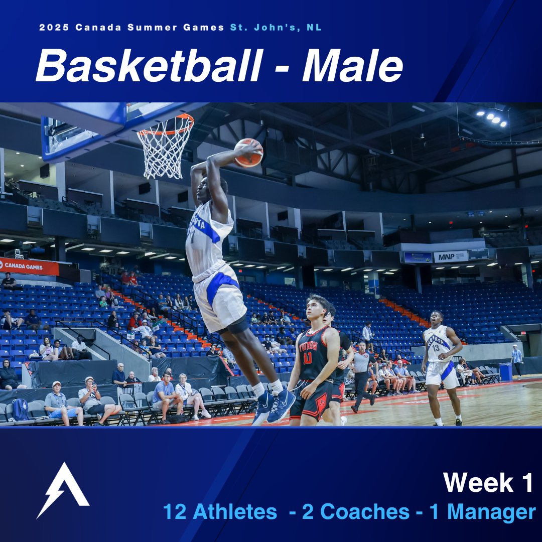 GoTeamAB's tweet photo. Meet Team Alberta Sports
Hard work💪 Heart💙 Hustle. This is what team Alberta Basketball brings to the court for every game!
They will be On fire 🔥 at the 2025 Jeux du Canada Games!
#goteamab #Absport #2025CanadaGames #albertabasketball https://t.co/aLcEedV0b0
