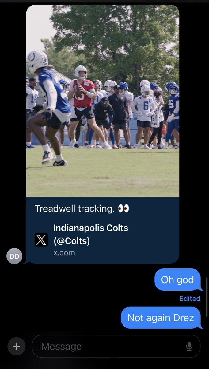 Training camp is SO here <a href="/Drezdan_Dale/">Drezdan Dale</a>