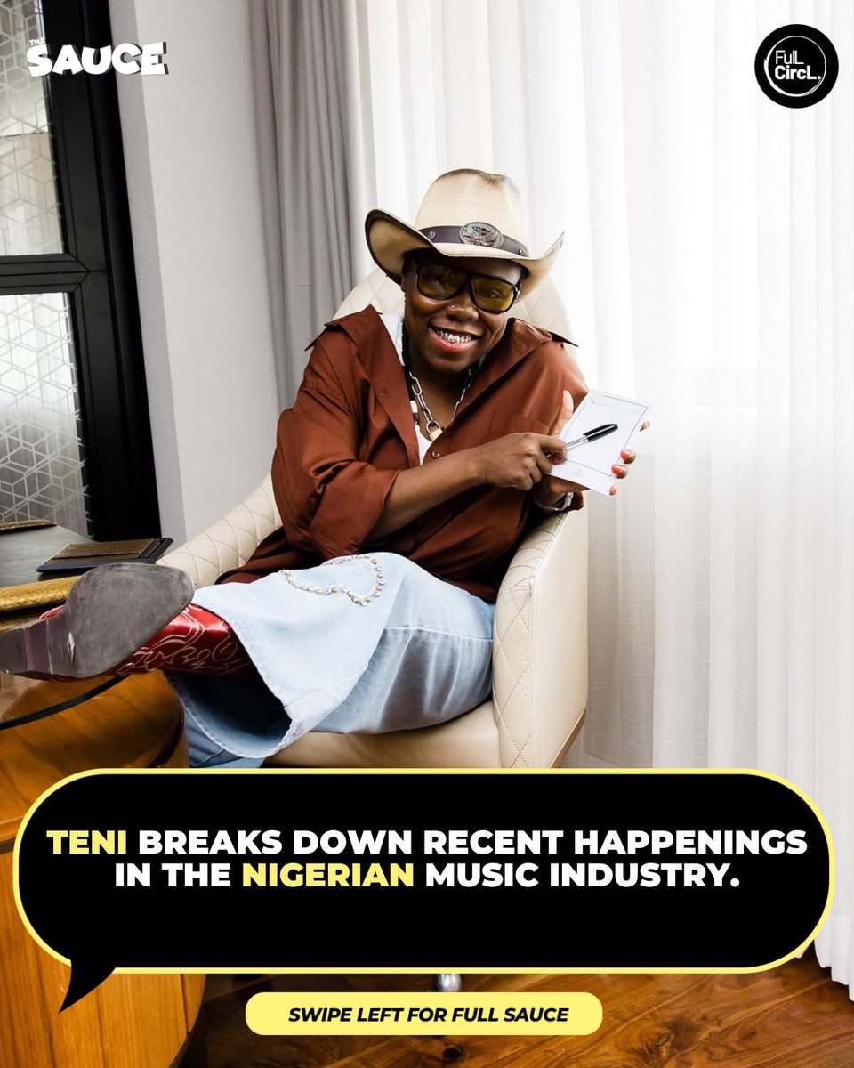 FulLCircLAfrica's tweet image. THE SAUCE🚨: @tenientertainer in a new video breaks down how hot the Nigerian music industry is hot at the moment from her follow artist from @burnaboygram new album, @ayrastarr new song , @donjazzy with PR to @wizkidayo delivering features