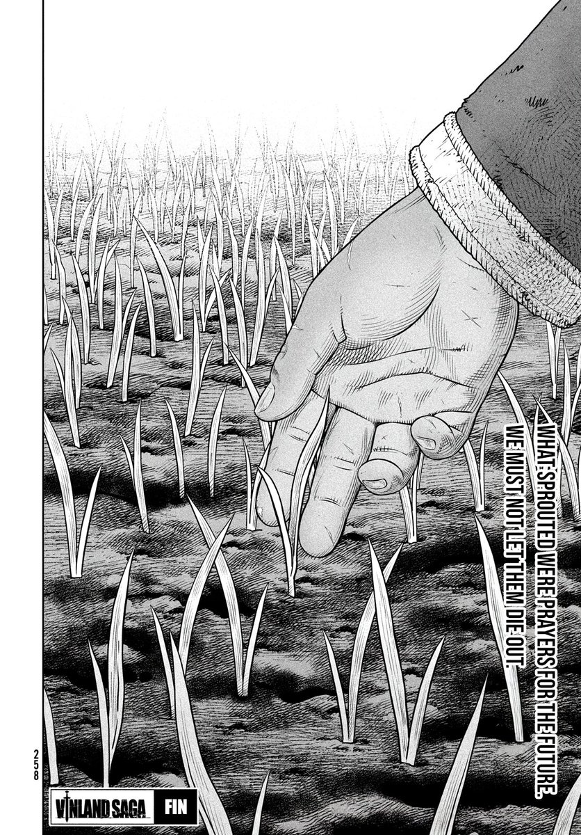 LukaZer02's tweet image. Vinland Saga ✅

Still feels surreal to me that Vinland Saga has ended. Even at the end, Yukimura stayed true to himself and delivered a beautiful ending. Vinland Saga carries one of the strongest messages ever and will forever remain one of my favorite series of all time ❤️