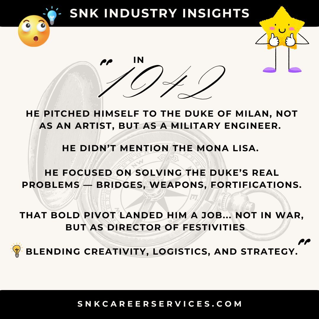 ShakeyiaK's tweet photo. Lead with what you can do, even if it's not what you're known for. SNK Careers can help! https://t.co/kl66O3yS6i