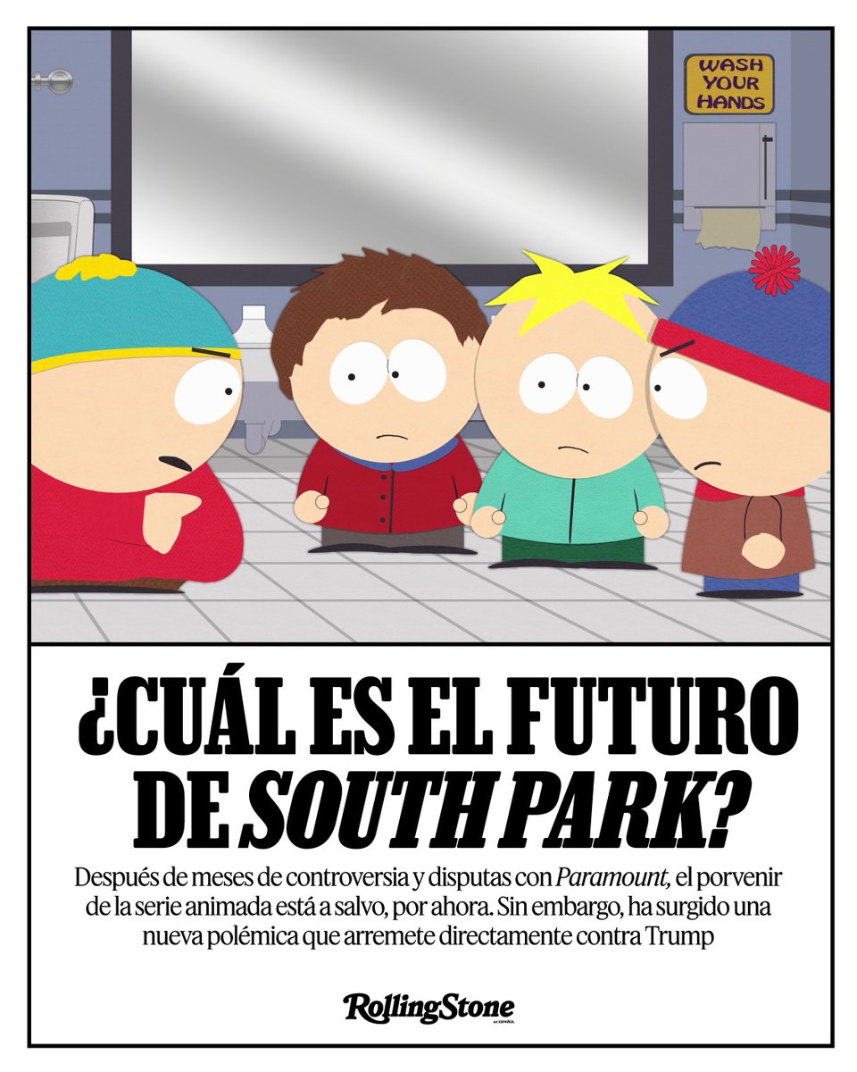 Rolling Stone en Español - ESPAÑA (@rollingstonees) on Twitter photo 📺 ‘South Park’ asegura su futuro tras meses de disputa con Paramount, pero regresa con nueva polémica tras poner a Trump en la serie con su cara real y una cama compartida con Satanás. Entérate aquí. 👇 
#RollingStoneEnEspañol #Entretenimiento
es.rollingstone.com/cual-es-el-fut… 📺 ‘South Park’ asegura su futuro tras meses de disputa con Paramount, pero regresa con nueva polémica tras poner a Trump en la serie con su cara real y una cama compartida con Satanás. Entérate aquí. 👇 
#RollingStoneEnEspañol #Entretenimiento
es.rollingstone.com/cual-es-el-fut…