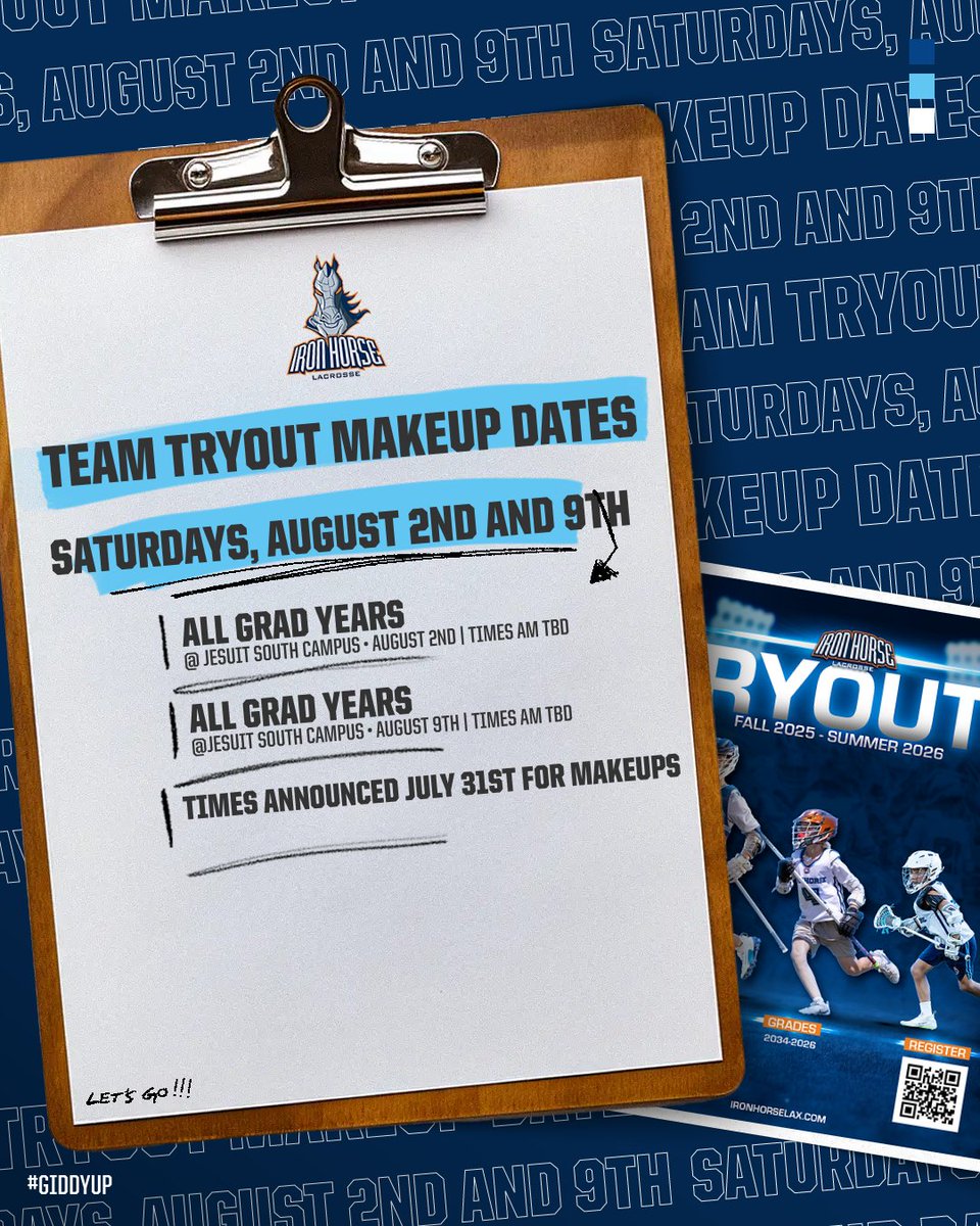 Iron Horse Lacrosse Dallas Tryouts: Fall 2025-Summer 2026 - mailchi.mp/ironhorselax.c…
