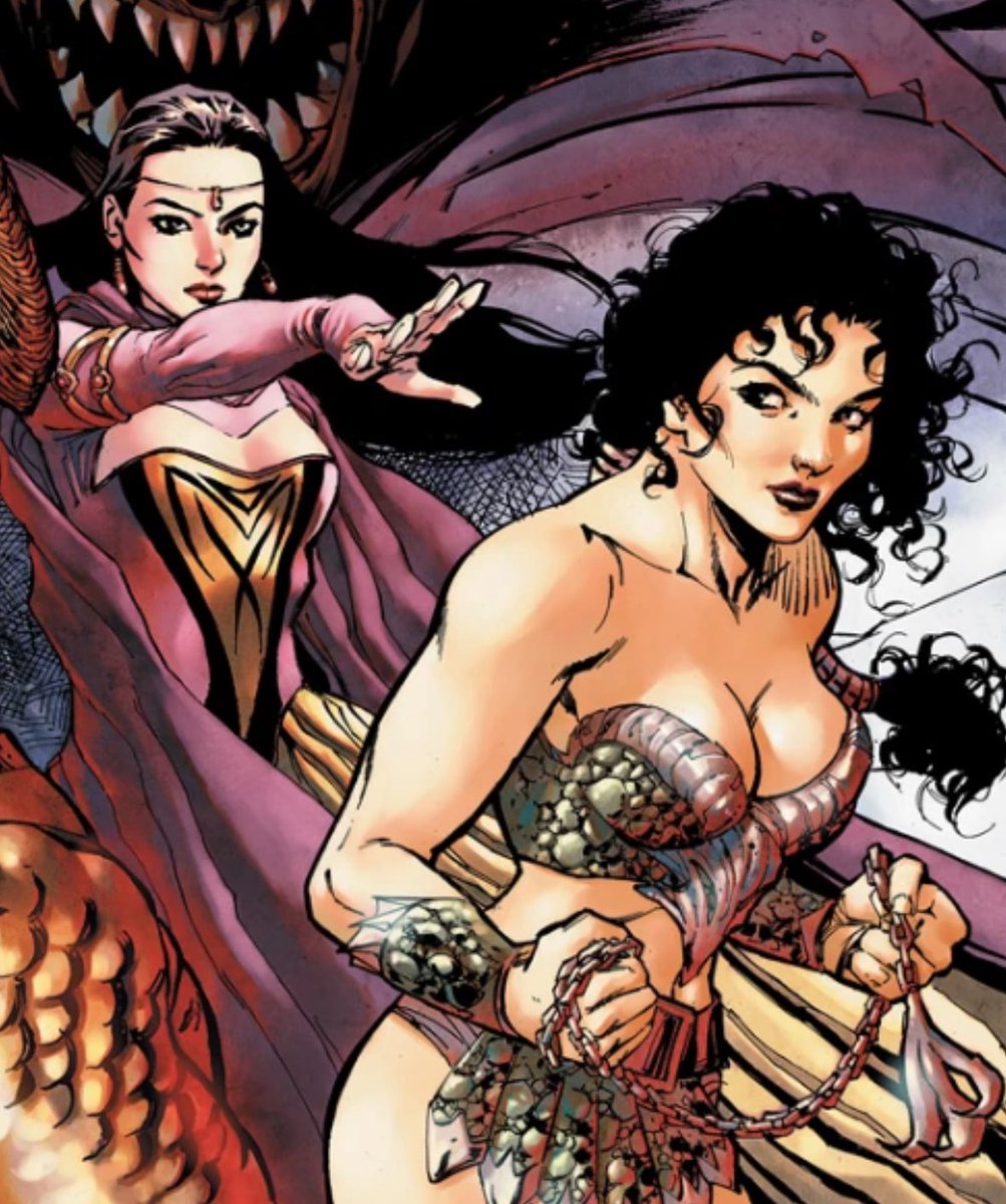 blinkmoone's tweet image. Madame Xanadu and Exoristos who were both members of the mystical team Demon Knights are confirmed to be in the DCU… alongside Zatara
JLD movie when????