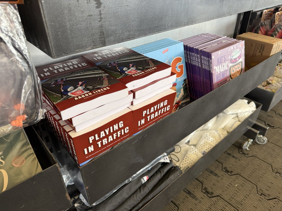 Coming to Laguna? You can pick my book up at the Indycar merch tent!