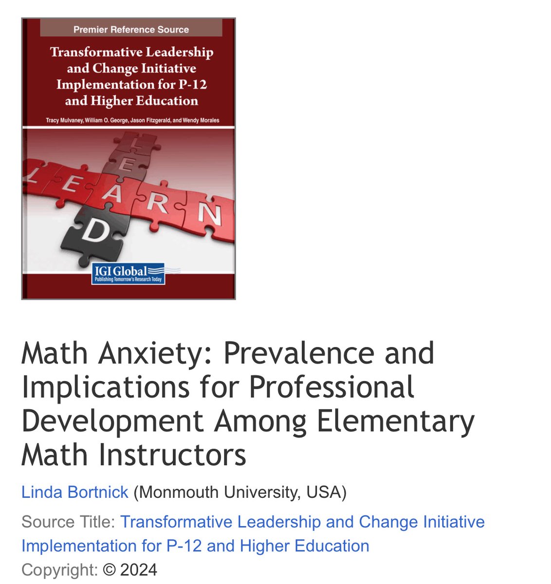 Linda Bortnick, EdD tweet media