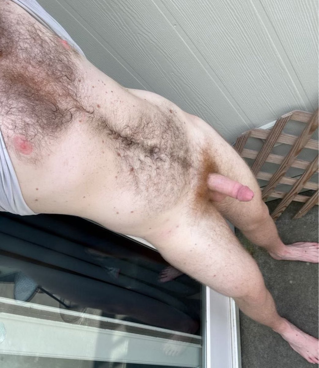 Firecrotchkng's tweet photo. On vacation and so glad I can be free balling in the summer sun #ginger #gingercock #firecrotch https://t.co/7tjyQui8H3