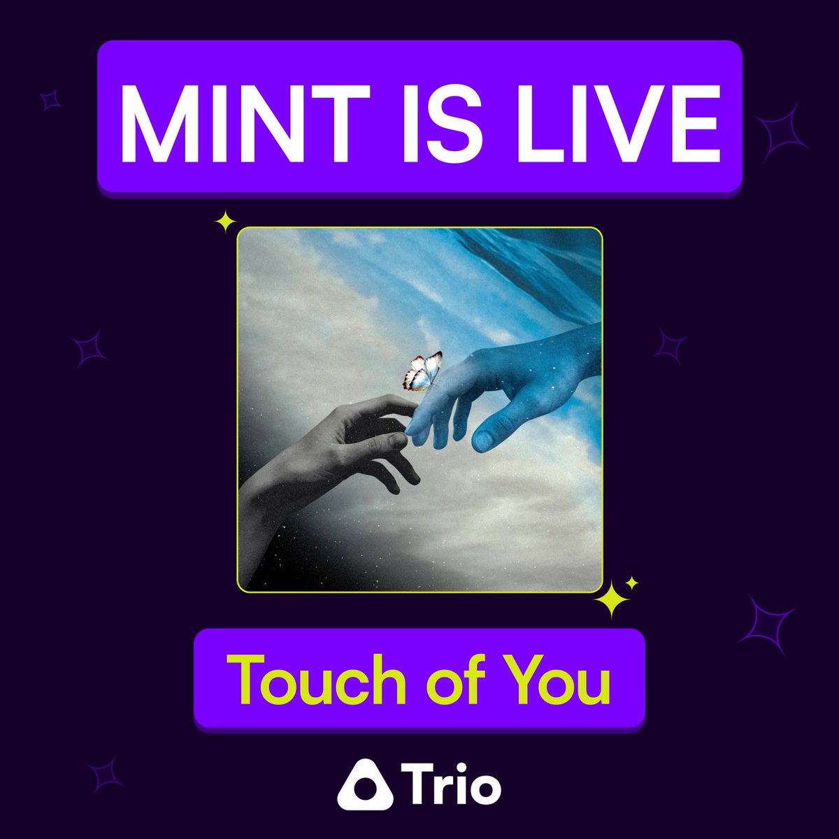 HopefulofNFTs's tweet image. touch of you by @millasi_ still minting
@trio_xyz don’t miss chance grab ❤️
trio.xyz/mint/touch-of-…