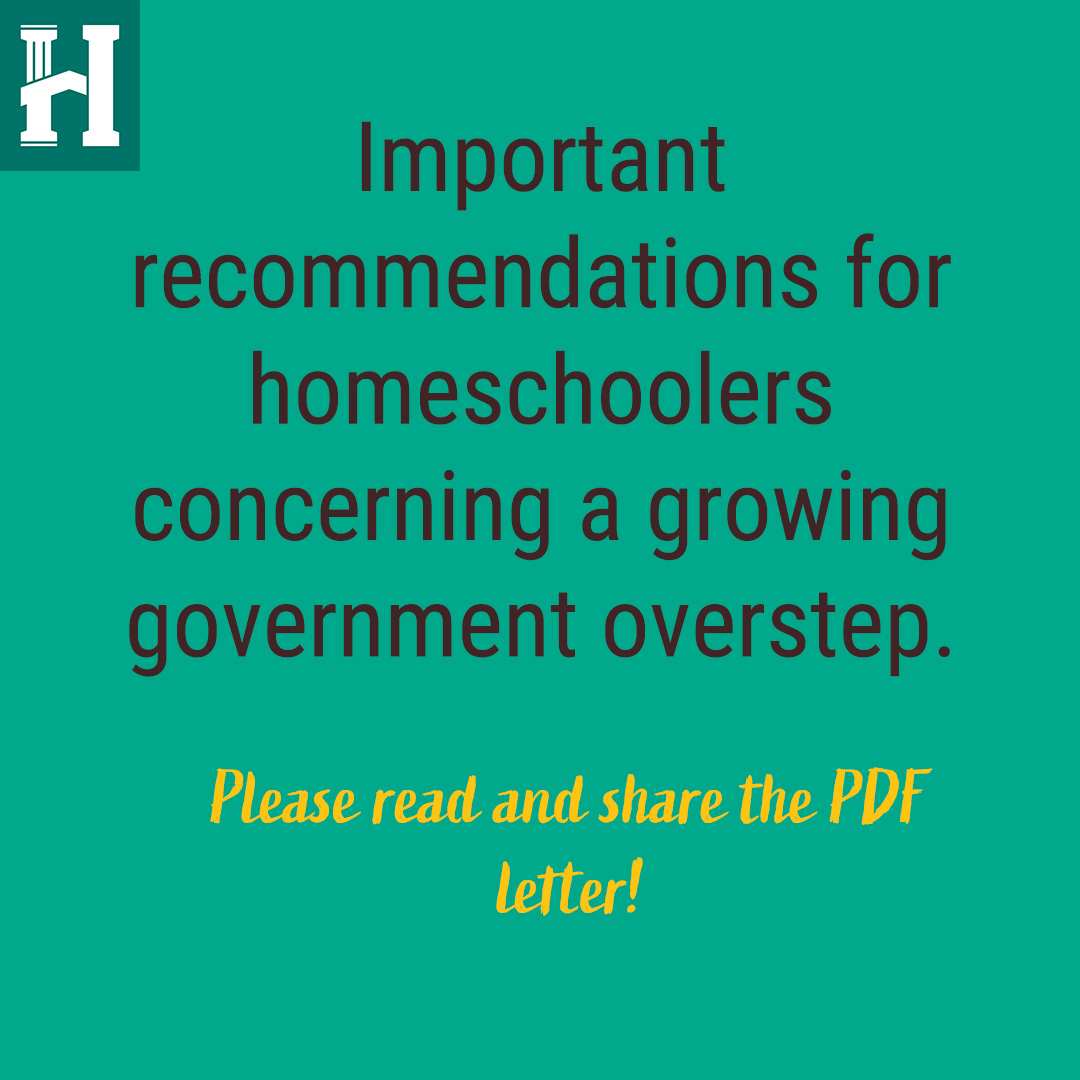 hsldacanada's tweet photo. We have some important advice for you. This isn't just for your benefit, but for the benefit of every parent having the freedom to choose the best education option for their family. Read this letter in PDF and pass along to every homeschooler you know! https://t.co/o4H0uDoSHl https://t.co/REXsFeRq0S