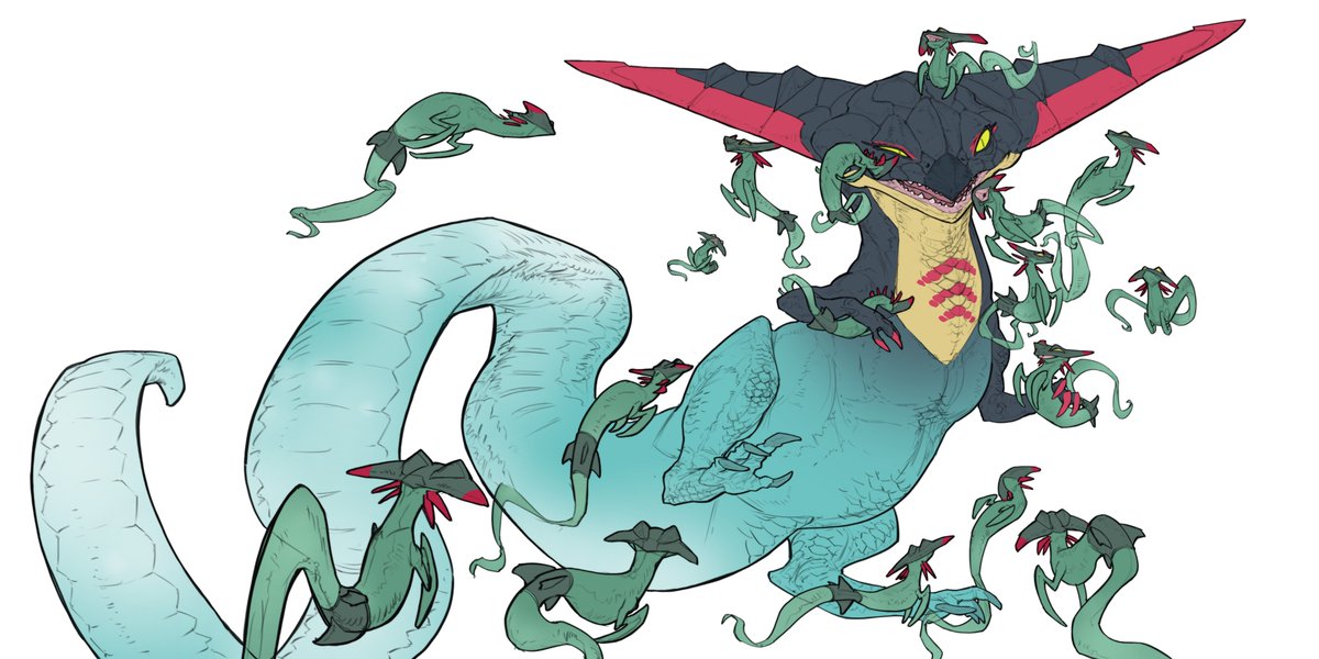 setting up colors for Dragapult and her Dreepys