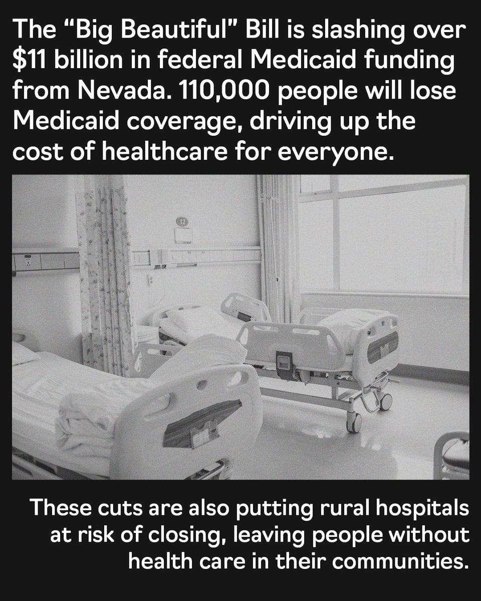 BattleBornProg's tweet image. While rural hospitals in Nevada are struggling to keep the doors open, @WaysandMeansGOP are in Vegas celebrating all the ways they’ve cut funding to help hard-working Americans. Rural communities need healthcare more than billionaires need tax cuts.