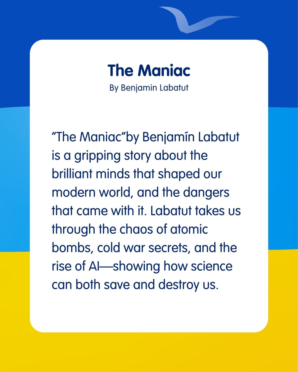 ecfr's tweet image. Office and Programme Coordinator @IreneSanCo recommends 'the Maniac' by Benjamín Labatut for your summer enterntainment.
Check out this and the other recommendations here: bit.ly/3IqL6Ss