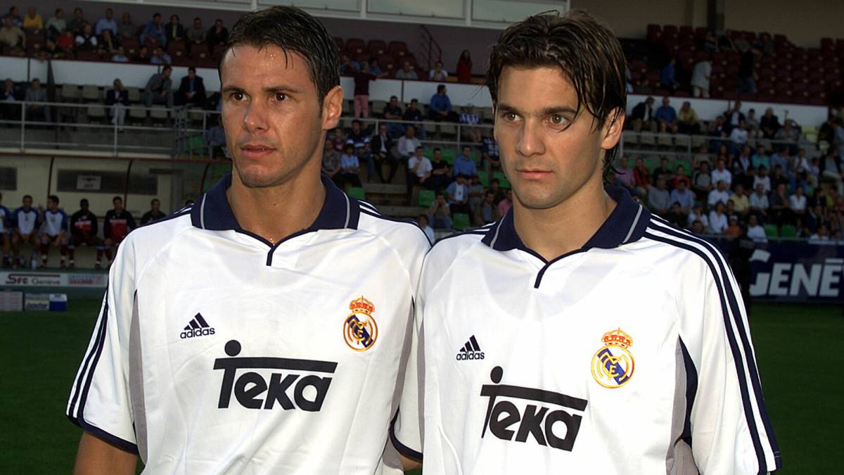 Rancoma_'s tweet image. Fernando Redondo en una de sus últimas apariciones como futbolista del Real Madrid, con la camiseta de la temporada 2000-01. Se cumplen 25 años de su marcha al Milán. Salida muy dolorosa de un ídolo para muchos de nosotros.
📸 Fotografía de Felipe Sevillano. Diario As.