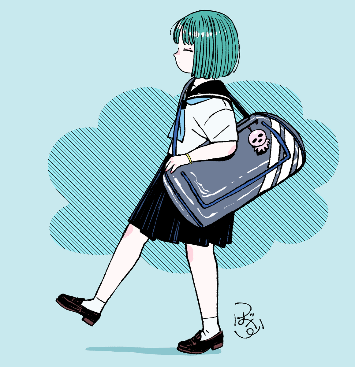tsubanan's tweet image. クソデカスポーツバッグは青春のひとつ