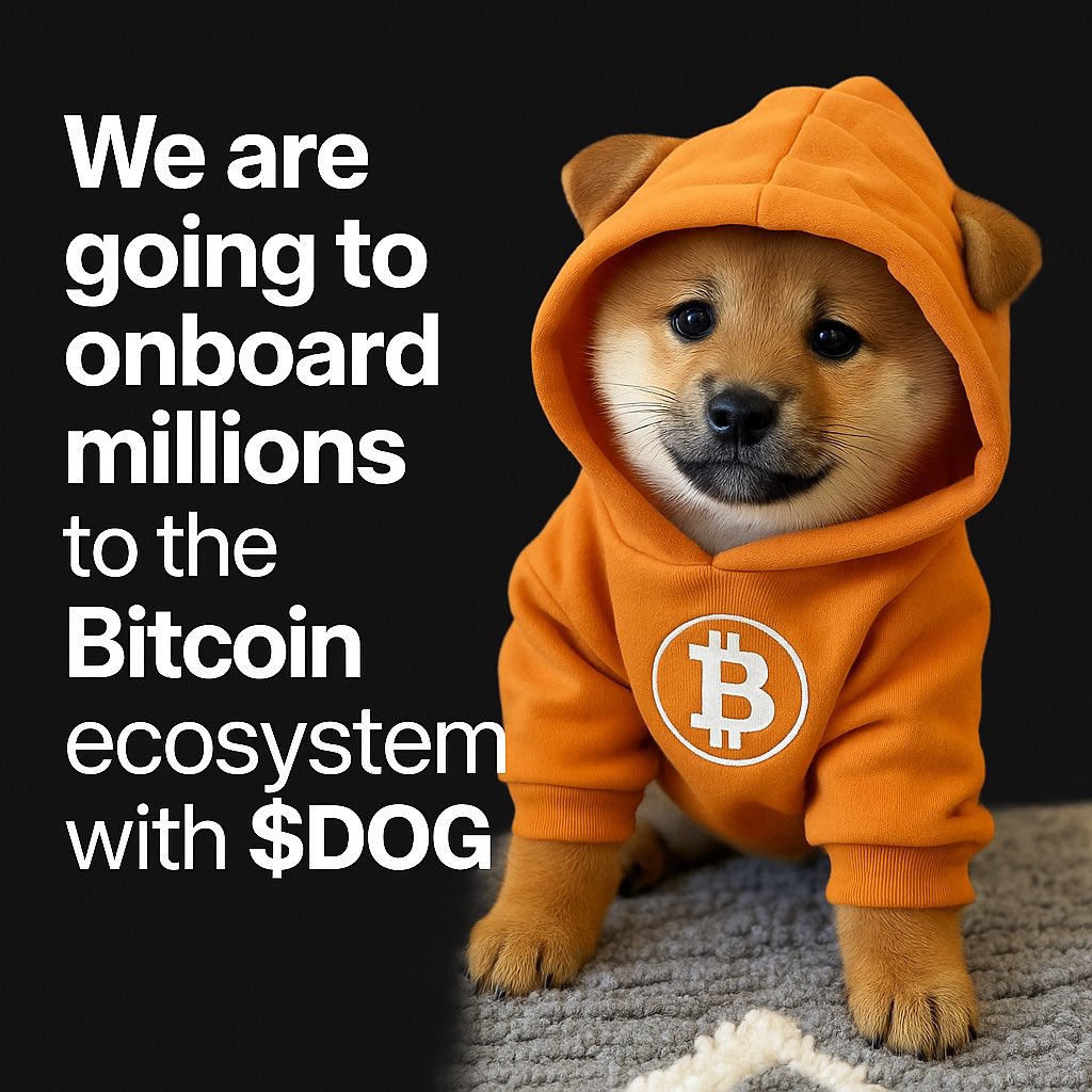 Bitcornio's tweet image. No stress here... bags packed, bases loaded.
No stressing about buying, selling, red candles, green candles, etc.
I've seen this happen over and over again through the years.
It means one thing only.
We are going much much higher.
$DOG is Bitcoin.