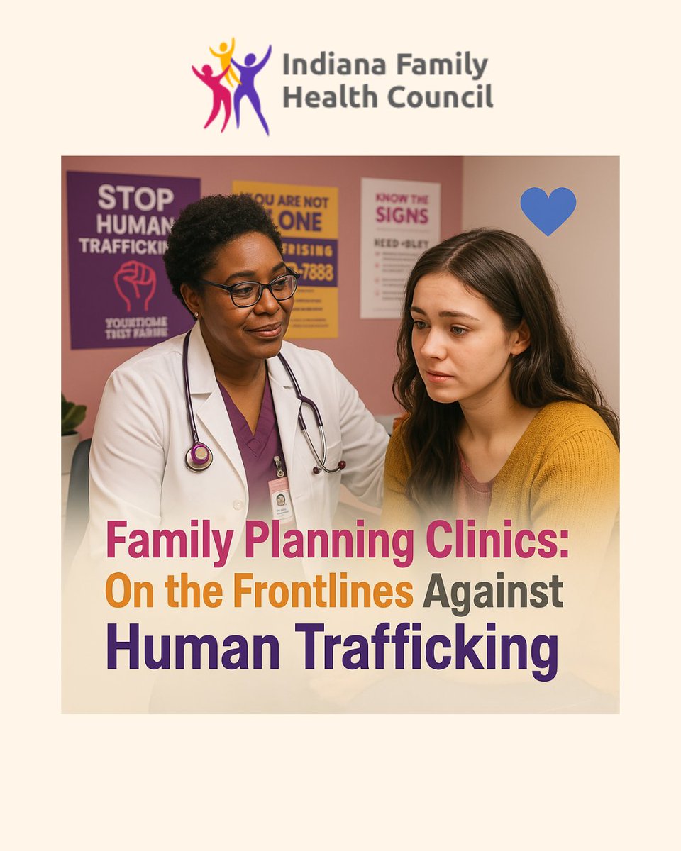 Family Planning Clinics: On the Frontlines Against Human Trafficking
Healthcare providers are often the first to spot the signs.
💙 Safe care. Real support.
📞 1-888-373-7888
#EndHumanTrafficking #HealthcareHeroes #SafeSpaces