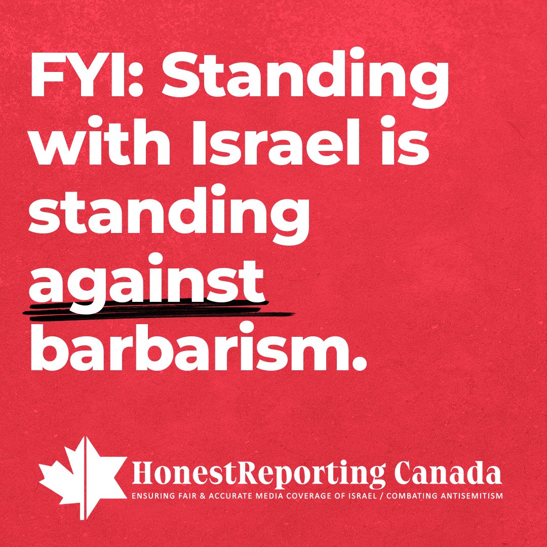 HonestRepCanada's tweet image. Standing with Israel isn't just a choice — it's a stand against savagery, terror, and the moral decay of appeasement.