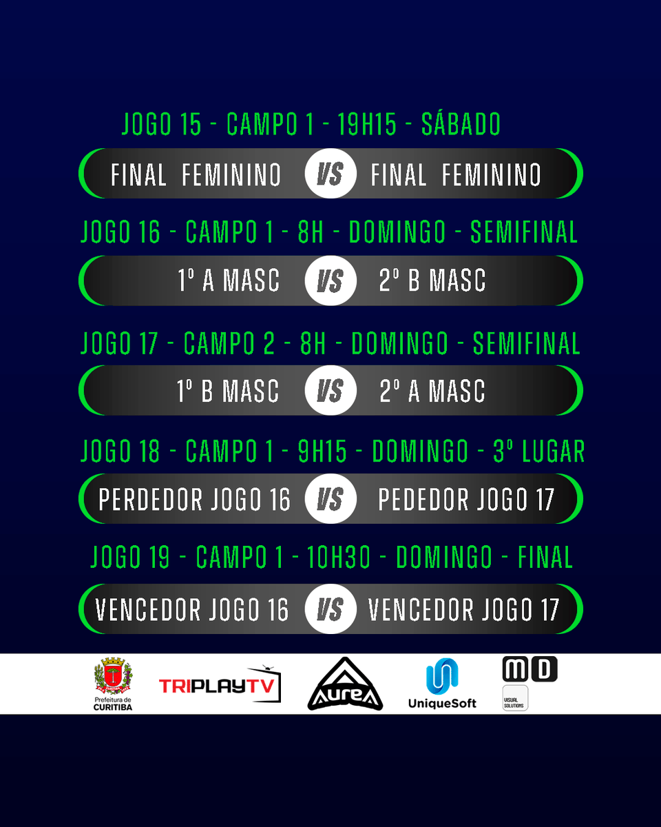 Final de semana de muito Flag Football em Paranaguá!

Confira a tabela de jogos da primeira etapa do Campeonato Paranaense 2025!

#FPFA #FLAGFOOTBALL #INCENTIVOESPORTECURITIBA #INCENTIVOSOLIDÁRIOPMC #GOVERNODOESTADODOPARANÁ #PARANÁESPORTE