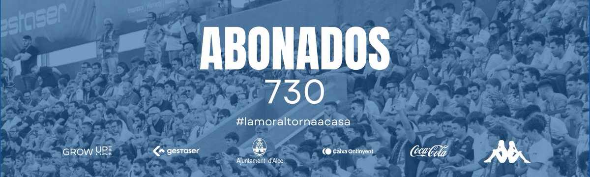 Tanquem la setmana amb 730 abonats 💪🏽