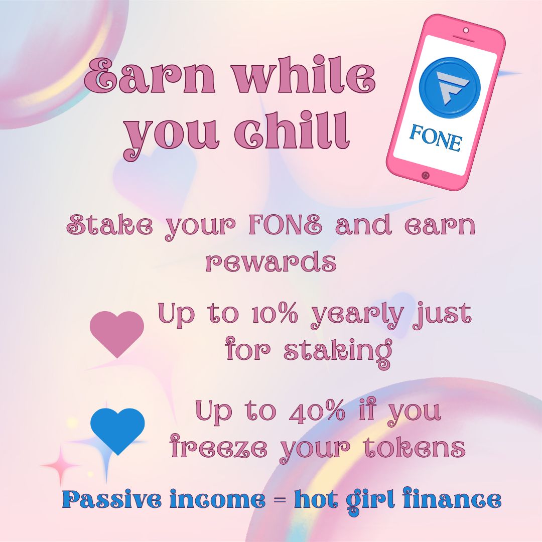 carillo_jemuel's tweet photo. ✨Crypto, but make it cute 💅
FONE Network is for the girlies who want passive income while doing their nails 💖
💸 Stake. 💎 Mint NFTs. 🎮 Play games.
All from your phone. No stress, just vibes.

#FONE #CryptoForGirls #Web3Baddie #Finance #CuteCrypto #PassiveIncome #NFTQueen https://t.co/8CgbLscSKH