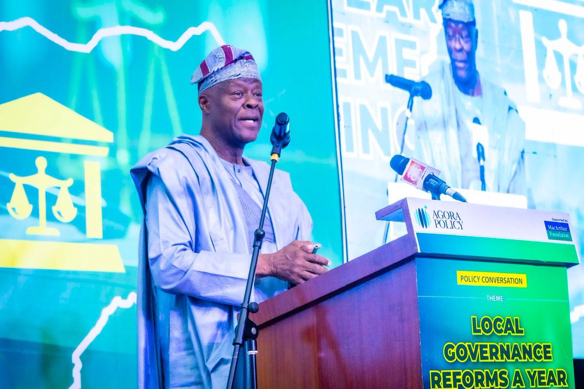 lekanpaul's tweet image. Minister of @FinMinNigeria, Mr. Wale Edun, has reiterated the Federal Government’s resolve to strengthen local government institutions as a critical foundation for inclusive economic growth and long-term national productivity.
Read more here: thejour.com/politics/wale-…