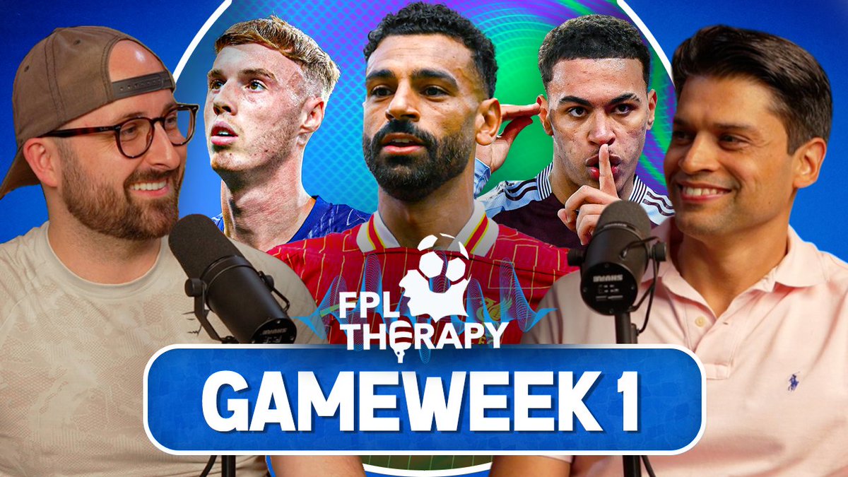 FPL__Raptor's tweet image. The First Episode of @FPLTherapy for the 25/26 season is now LIVE with the one and only @Pras_fpl 🎙️
🗣️ YouTube: youtu.be/xRCztNRt9xk
🎧 Spotify: open.spotify.com/show/6QaAUUlzZ…
🍎 Apple: podcasts.apple.com/gb/podcast/fpl…