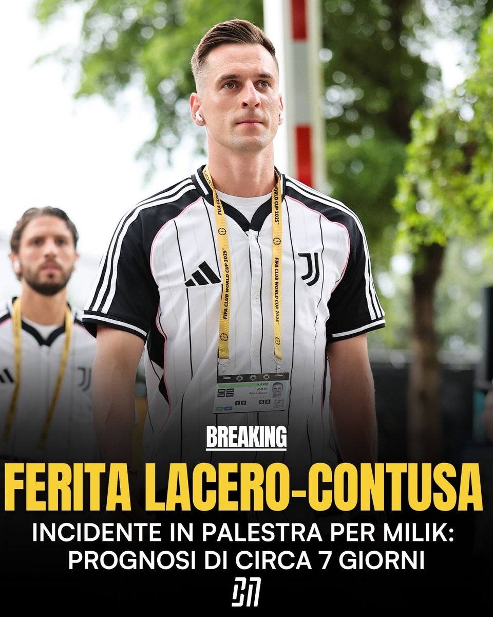 ‼️ Infortunio in palestra per #Milik
➡️ Prosegue il recupero di Cabal, Kelly, Savona e Perin