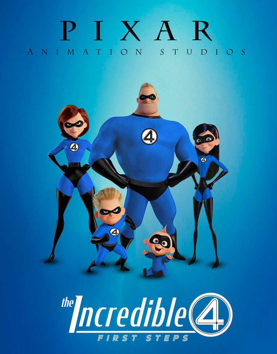 Yrithyll's tweet image. Quand les 4 Fantastiques rencontre Les Indestructibles et inversement 👍🏻
Vraiment excellent ces deux posters fan made 🤌🏻