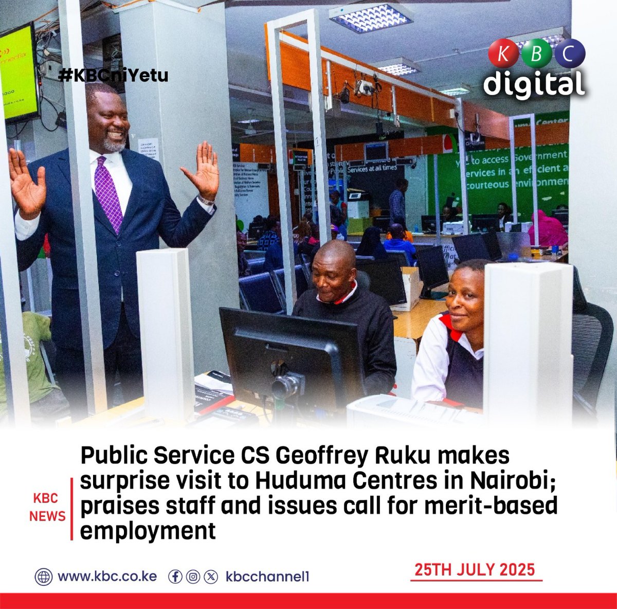 Meritocracy should be the guiding principle in public service jobs.

#PublicService
