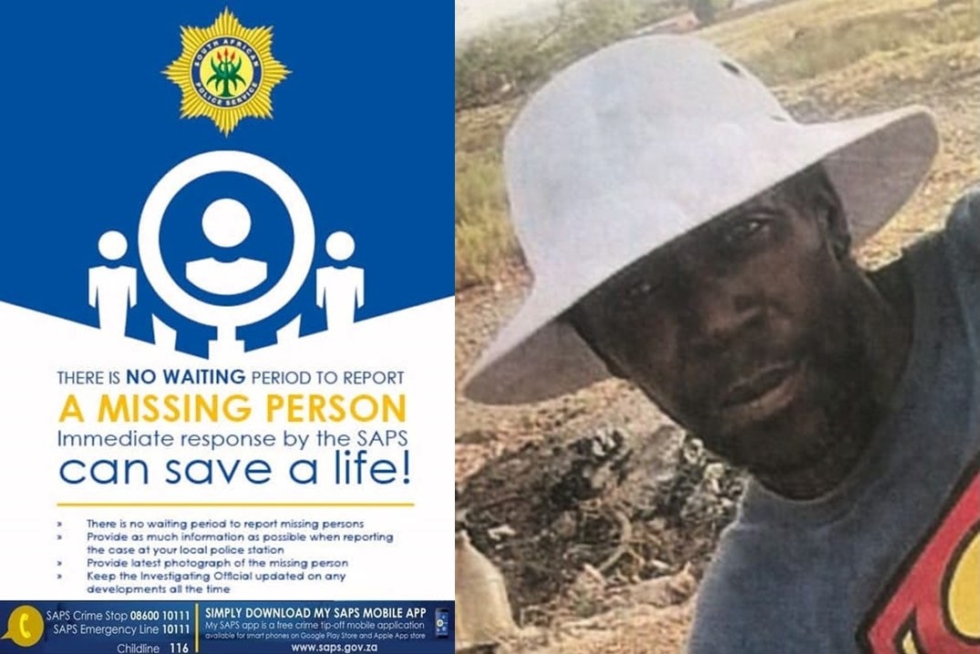 SAPoliceService's tweet image. #sapsFS Parkweg Police are appealing to the public for assistance in locating #missing Thabiso Lesenyeho, a 42-year-old herdsman. He was last seen on Monday, 14 July 2025, at an animal camp in Brandkop.
Anyone with information regarding his whereabouts is urged to contact…