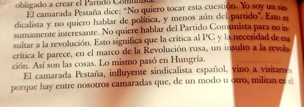 Victordl_Fuente's tweet image. En estos días de 1920 se celebrará entre Petrogrado y Moscú el II Congreso de la Internacional Comunista. Entre los asistentes estaba un leonés, de Ponferrada, Ángel Pestaña, que interrumpía así a Zinoviev en la discusión sobre el papel del Partido Comunista 👇🏼