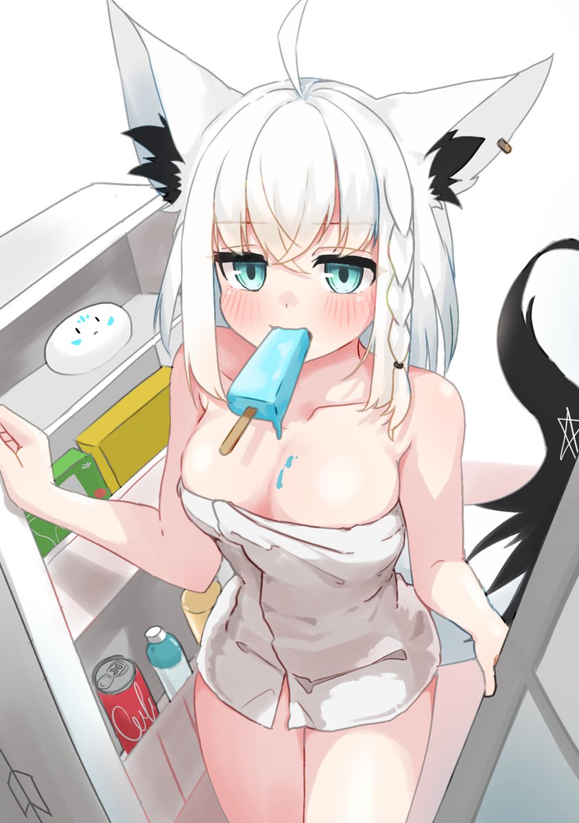 payano_i's tweet image. なんれふか...？🍦
 #絵フブキ